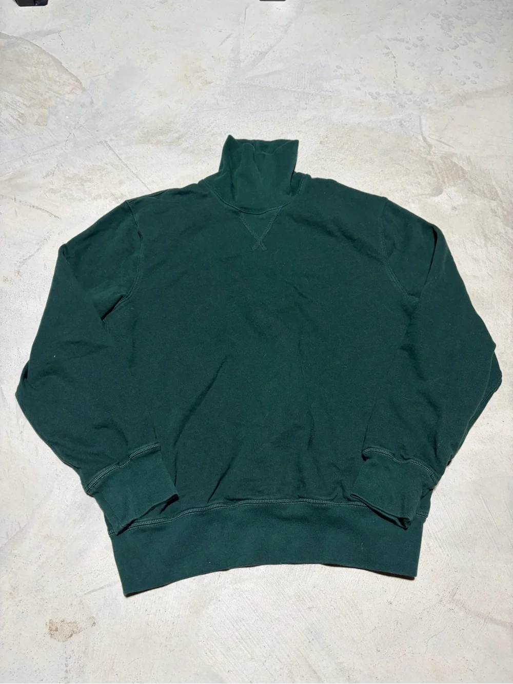 J. Crew sportswear vintage Dark Green Turtleneck Sweater small